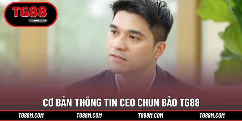 Giới thiệu vị trí CEO Chun Bảo TG88